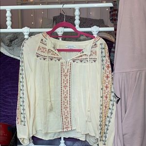 Long sleeve blouse